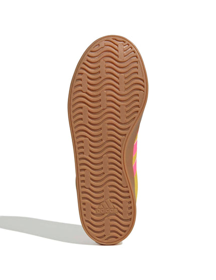 adidas VL Court 3.0 Shoes - Yellow/Lucid Pink/Gold Metallicimages6- The Sports Edit