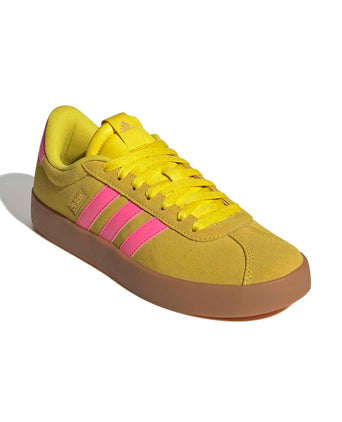 VL Court 3.0 Shoes - Yellow/Lucid Pink/Gold Metallic