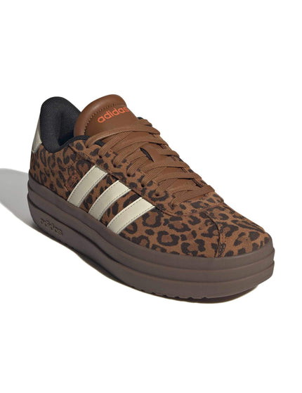 adidas VL Court Bold Shoes - Dusky Bronze/Cream White/Gumimages2- The Sports Edit