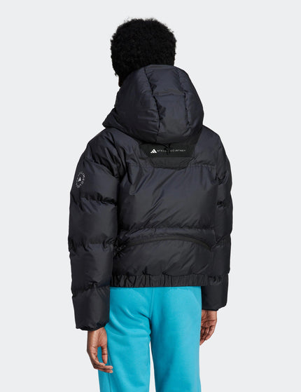 adidas X Stella McCartney TrueNature Short Padded Winter Jacket - Blackimages2- The Sports Edit