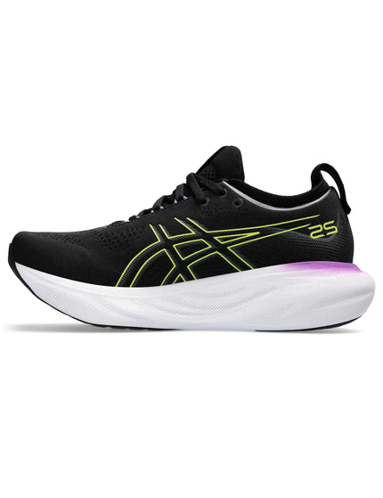 ASICS Gel-Nimbus 25 - Black/Glow Yellowimages2- The Sports Edit
