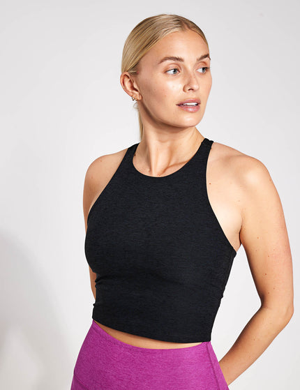 Beyond Yoga Spacedye Refocus Cropped Tank - Darkest Nightimages1- The Sports Edit