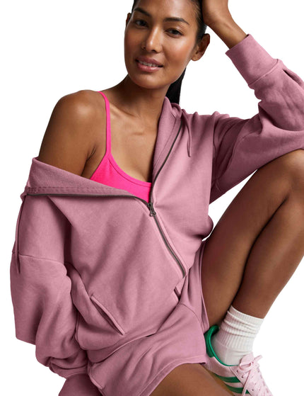 Beyond Yoga Fade Out Full Zip Hoodie - Washed Rich Raspberryimages4- The Sports Edit