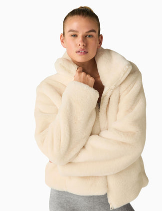 Faux Fur Jacket - Fresh Snow