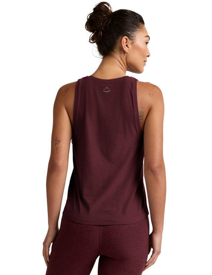 Beyond Yoga Featherweight Rebalance Tank - Midnight Burgundy Heatherimages3- The Sports Edit