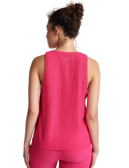 Beyond Yoga Featherweight Rebalance Tank - Vivid Pink Heatherimages2- The Sports Edit