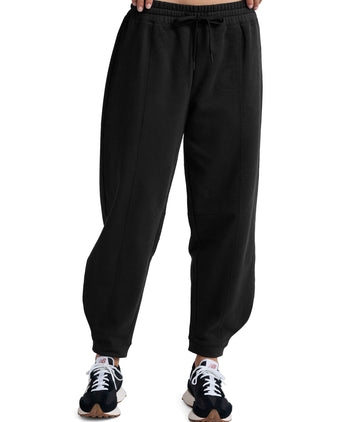 LuxeFleece Barrel Sweatpant - Black
