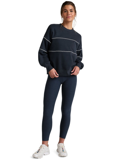 Beyond Yoga LuxeFleece Piper Oversized Sweatshirt - Nocturnal Navyimages4- The Sports Edit