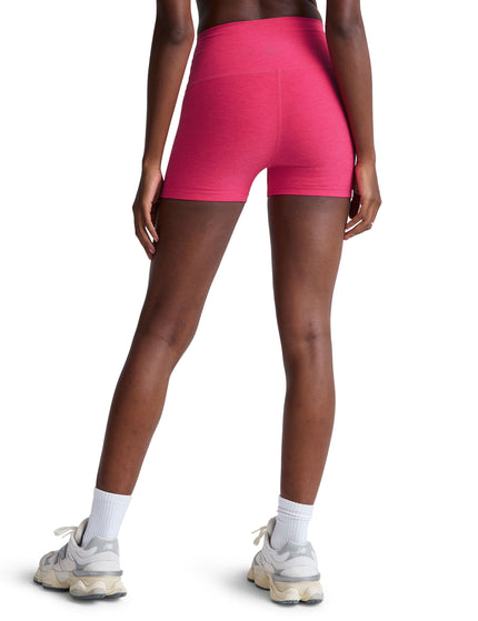 Beyond Yoga Spacedye Keep Pace 5" Biker Short - Vivid Pink Heatherimages3- The Sports Edit