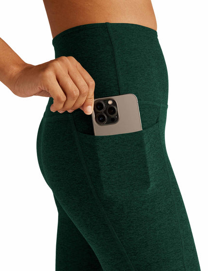 Beyond Yoga Spacedye Out Of Pocket High Waisted Midi Legging - Dark Spruce Green Heatherimages4- The Sports Edit