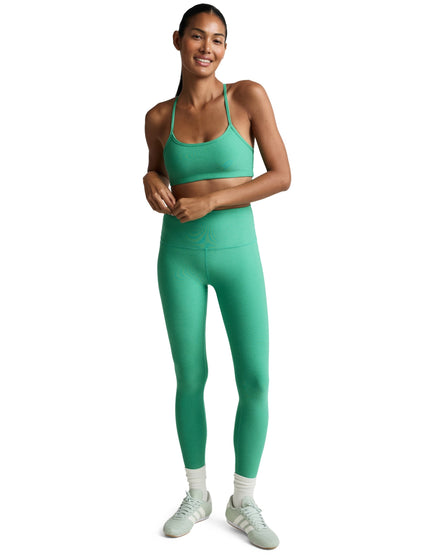 Beyond Yoga Spacedye Slim Racerback Light Support Sports Bra - Bright Emerald Heatherimages3- The Sports Edit
