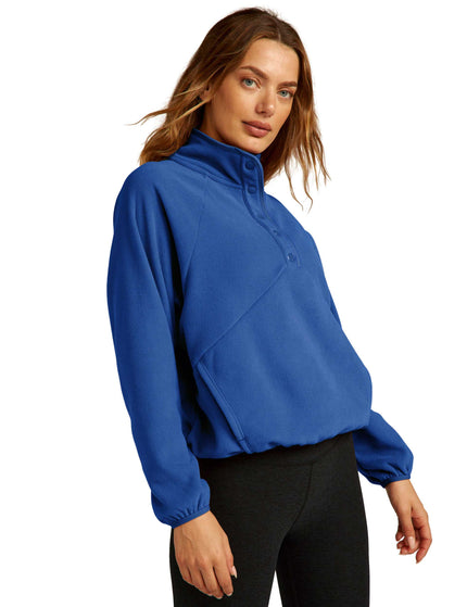 Beyond Yoga Tranquility Pullover - Marine Blueimages2- The Sports Edit