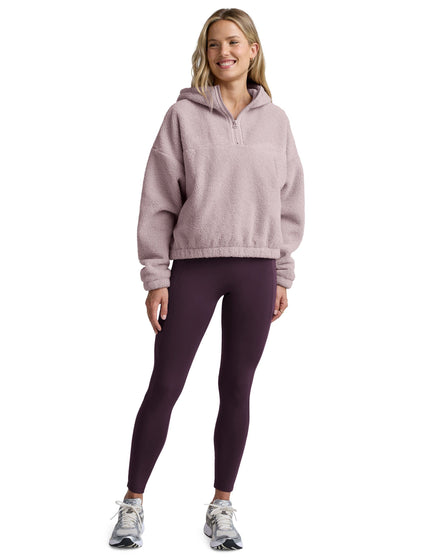 Beyond Yoga Unity 1/4 Zip Hoodie - Pale Pinkimages6- The Sports Edit