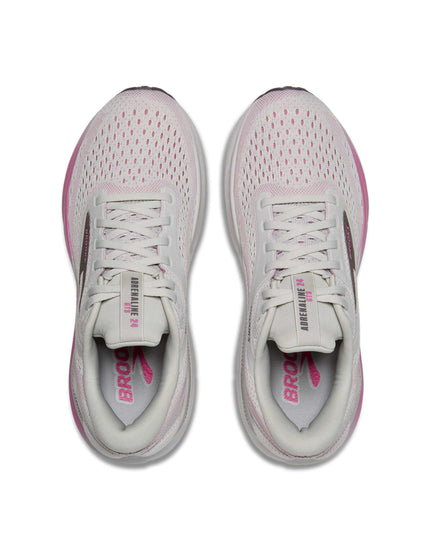 Brooks Adrenaline GTS 24 - Oyster/Excalibur/Pinkimages6- The Sports Edit