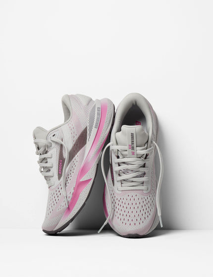 Brooks Adrenaline GTS 24 - Oyster/Excalibur/Pinkimages4- The Sports Edit