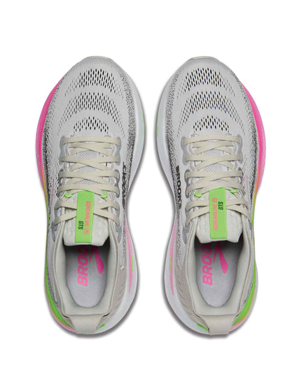 Brooks Adrenaline GTS 25 - Oyster/Pink/Greenimages6- The Sports Edit