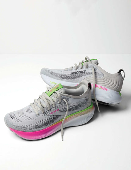 Brooks Adrenaline GTS 25 - Oyster/Pink/Greenimages7- The Sports Edit