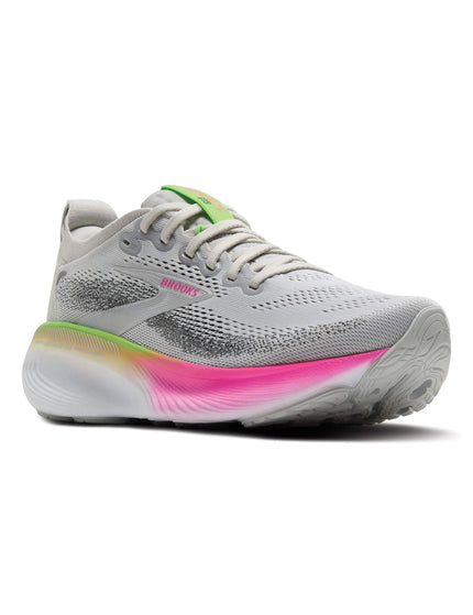 Brooks Adrenaline GTS 25 - Oyster/Pink/Greenimages2- The Sports Edit
