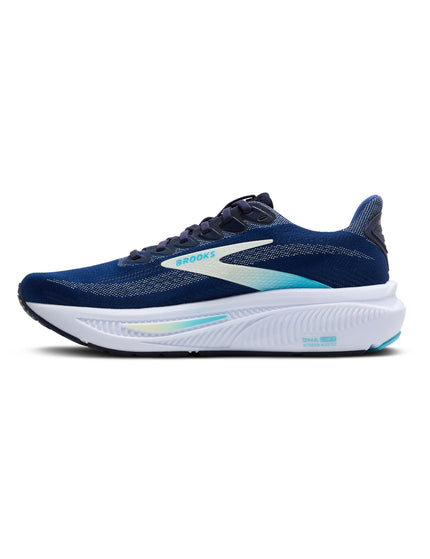 Brooks Ghost 17 - Navy/Green/Turquoiseimages3- The Sports Edit
