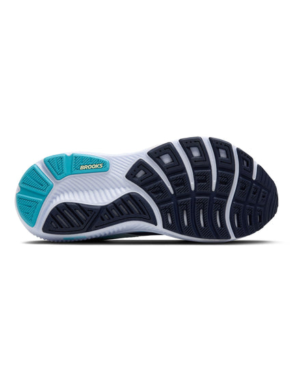 Brooks Ghost 17 - Navy/Green/Turquoiseimages5- The Sports Edit