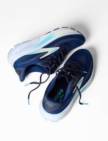 Brooks Ghost 17 - Navy/Green/Turquoiseimages7- The Sports Edit