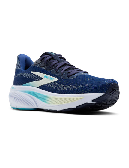 Brooks Ghost 17 - Navy/Green/Turquoiseimages2- The Sports Edit