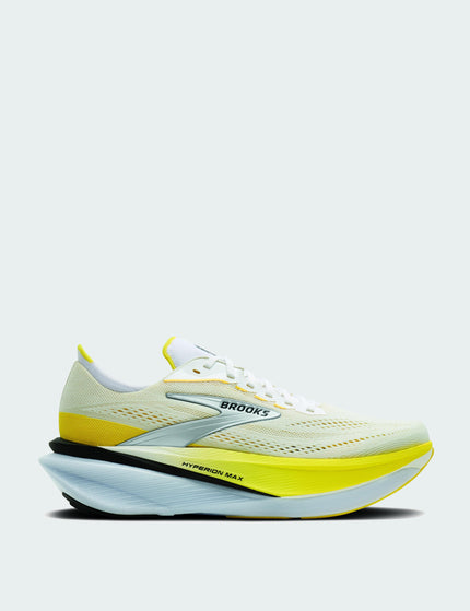 Brooks Hyperion Max 4 - White/Cyber Yellow/Blackimages1- The Sports Edit