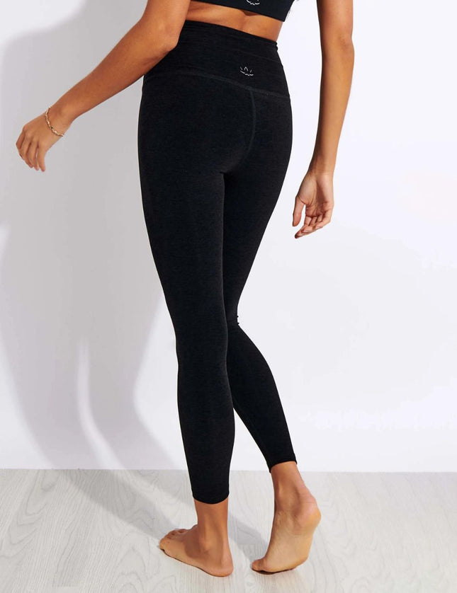 At Your Leisure High Waisted Midi Legging - Forest Green Pine