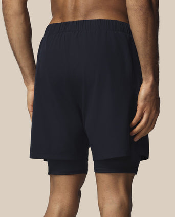 Apex 2-in-1 Woven Shorts - Navy