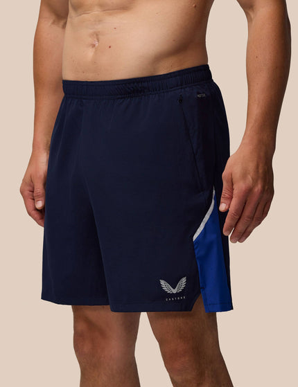 Castore 6" Short - Midnight Navy/Azure Blue /Silver Reflectiveimages1- The Sports Edit