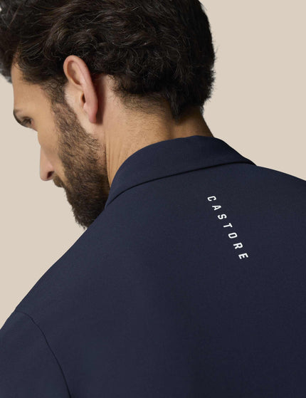 Castore Club Essential Short Sleeve Polo - Midnight Navy/Whiteimages4- The Sports Edit