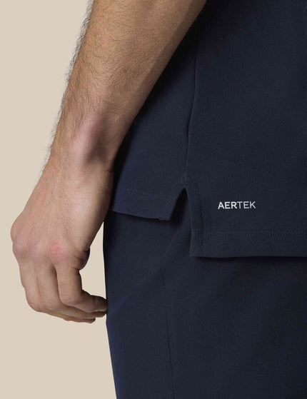 Castore Club Essential Short Sleeve Polo - Midnight Navy/Whiteimages5- The Sports Edit