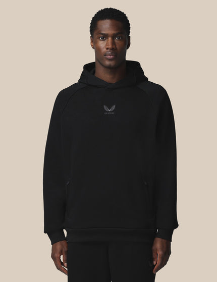 Castore Adapt Long Sleeve Cotton Fleece Hoodie - Blackimages1- The Sports Edit