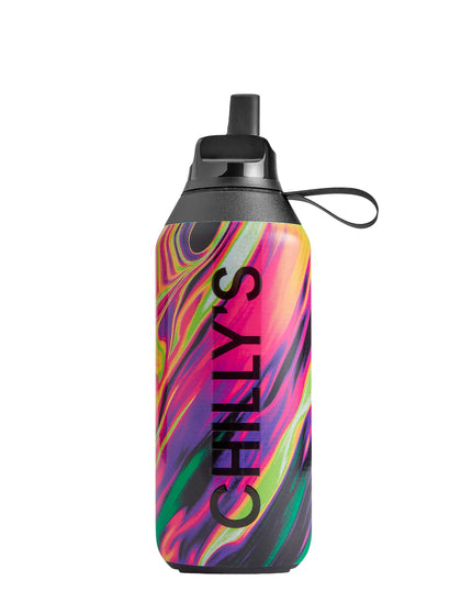 Chilly's Series 2 Flip Water Bottle 500ml - Cosmic Nebulaimages1- The Sports Edit