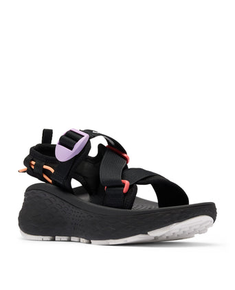 Konos Elevate Strap Sandal - Black/Hydrangea