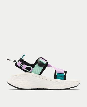 Konos Elevate Strap Sandal - Black/Hydrangea