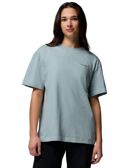 Columbia Rolling Bend Graphic Oversized T-Shirt - Crushed Blue/Floral Grooveimages1- The Sports Edit