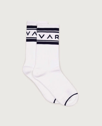 Astley Active Sock - White/Blue Nights/Port