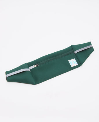 Reflective Runner Belt Bag - Evergreen
