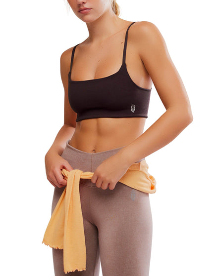Tighten Up Mini Light Support Sports Bra - Chocolate
