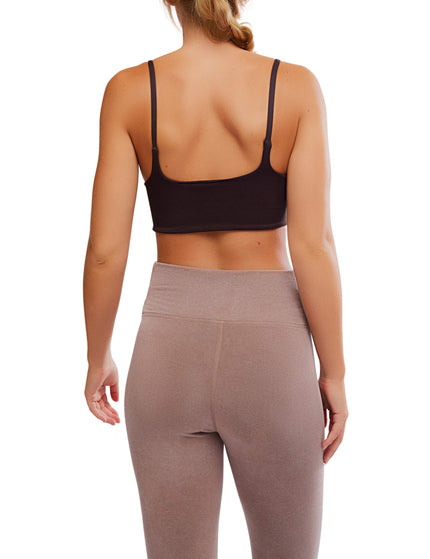 FP Movement Tighten Up Mini Light Support Sports Bra - Chocolateimages2- The Sports Edit