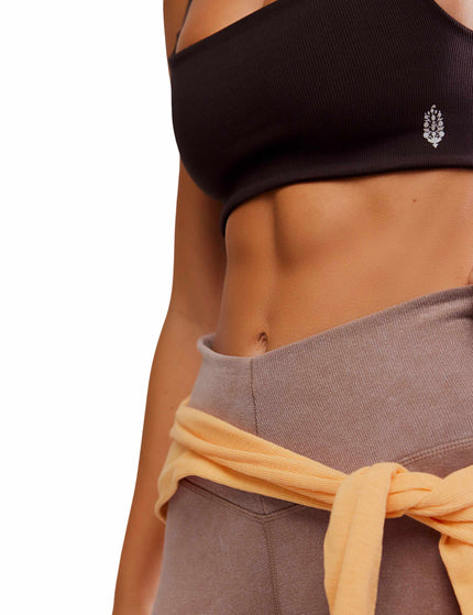 FP Movement Tighten Up Mini Light Support Sports Bra - Chocolateimages4- The Sports Edit