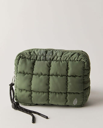 Quilted Mini Case - Washed Sage