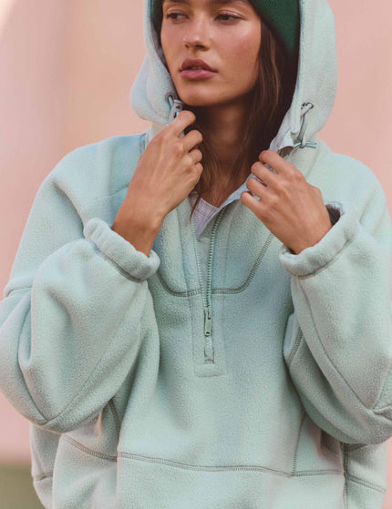 FP Movement Wild And Free Fleece Pullover - Green Teaimages1- The Sports Edit