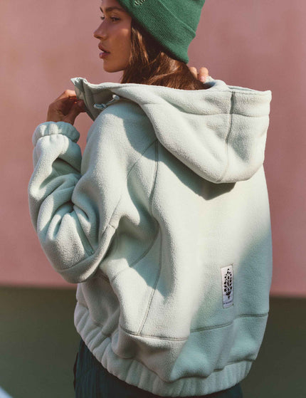 FP Movement Wild And Free Fleece Pullover - Green Teaimages3- The Sports Edit