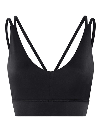 Girlfriend Collective Gigi Strappy Light Support Sports Bra - Blackimages6- The Sports Edit