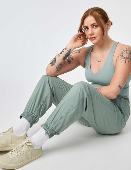 Girlfriend Collective Summit Track Pant - Chinoiserieimages6- The Sports Edit
