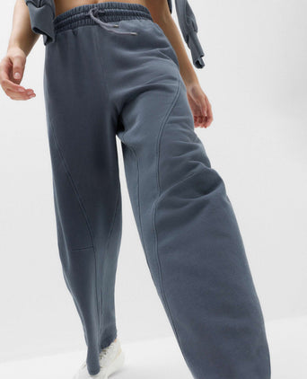 Cotton Rich Garment Dye Barrel Joggers - Nightshade