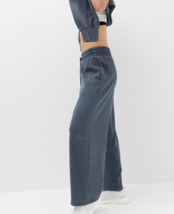 Cotton Rich Garment Dye Barrel Joggers - Nightshade
