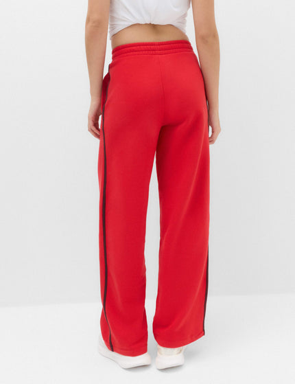 Goodmove Cotton Rich Side Stripe Barrel Leg Joggers - Poppyimages2- The Sports Edit